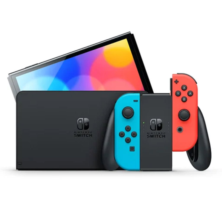 نینتندو سوییچ اولد - جوی کان قرمز/آبی | Nintendo Switch OLED Red/Blue Joy Con