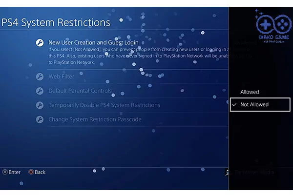 آموزش رمز گذاشتن روی پی اس فور